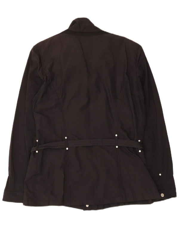 Geox Womens Respira Utility Jacket UK 16 Large Black Polyester