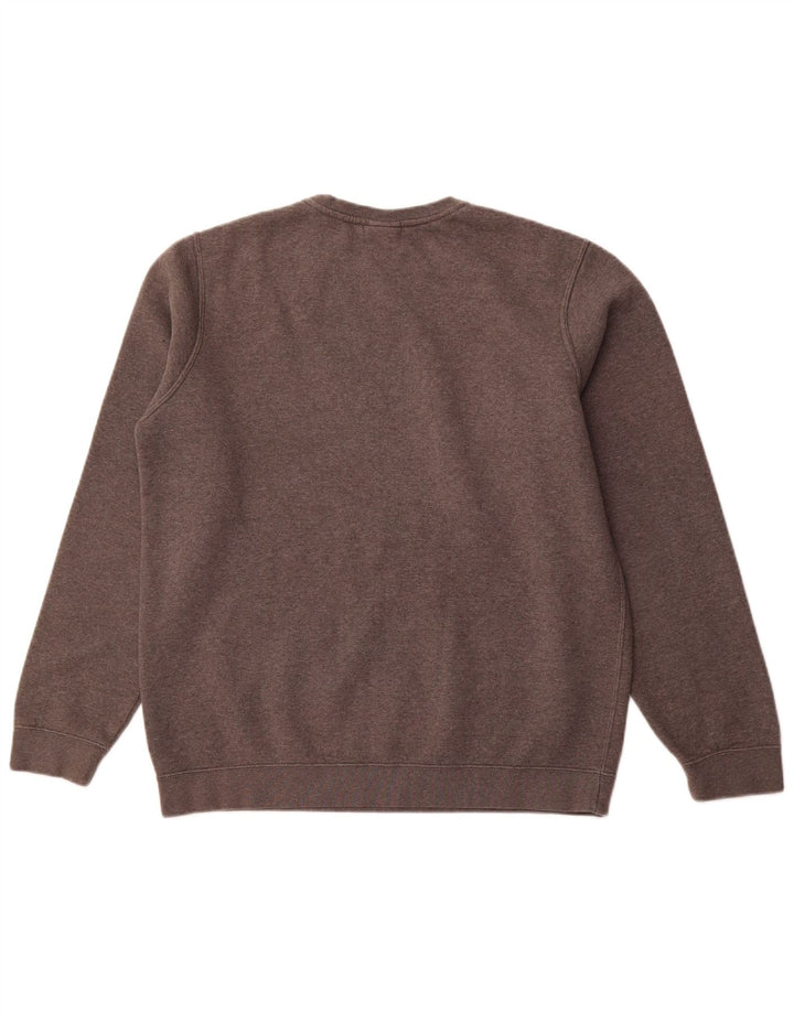 NIKE Mens Sweatshirt Jumper Large Grey Cotton