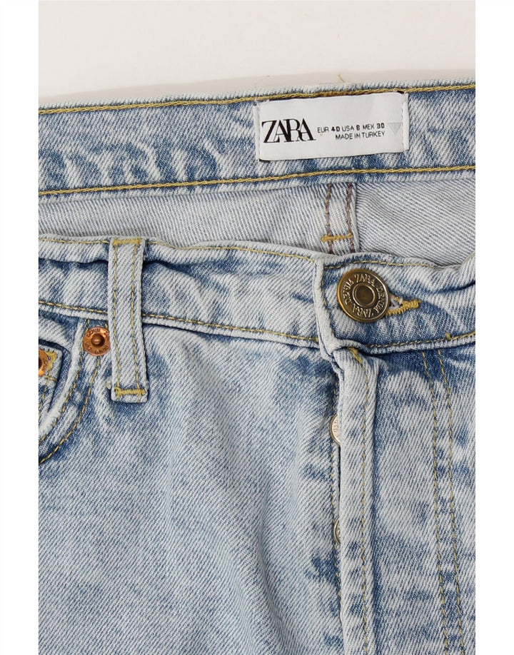 Zara Womens Straight Jeans EU 40 Medium W30 L26 Blue