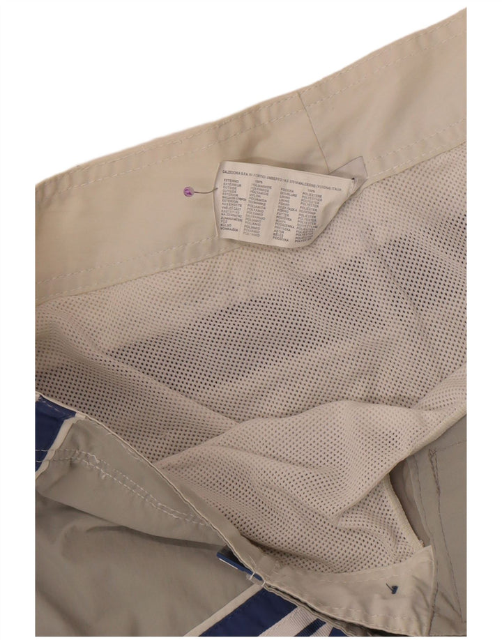 Coast Mens Graphic Swimming Shorts Medium  Grey Colourblock Polyamide