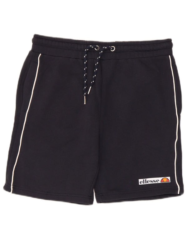 Ellesse Mens Sport Shorts Small Navy Blue Cotton