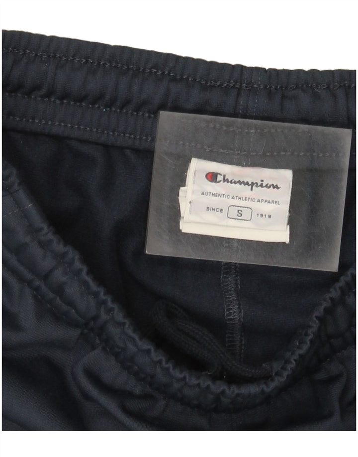 Champion Mens Tracksuit Trousers Small Navy Blue Polyester