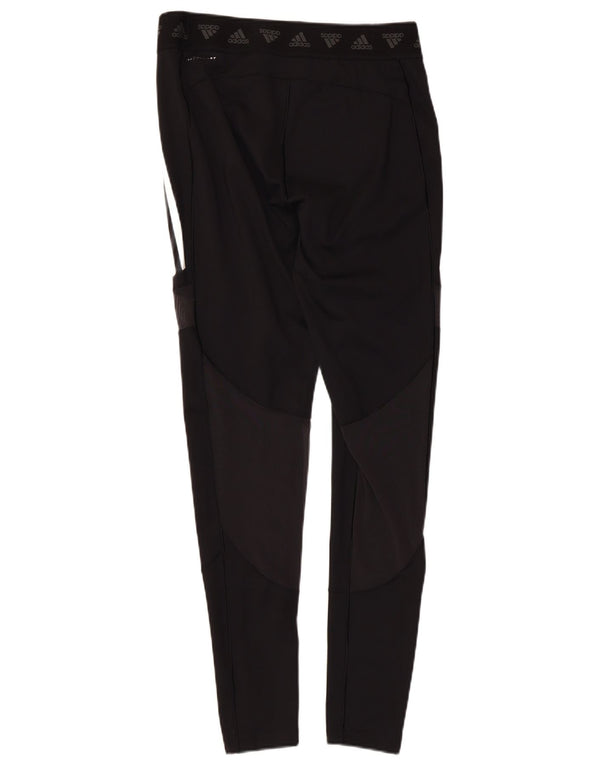 Adidas Womens Leggings UK 16/ 18 Large  Black Polyester