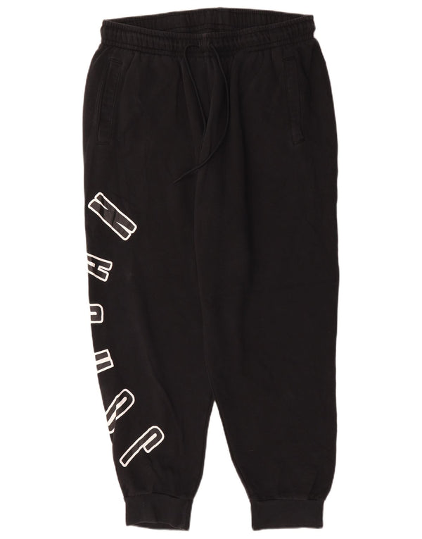 Jordan Mens Graphic Tracksuit Trousers Joggers XL  Black Cotton