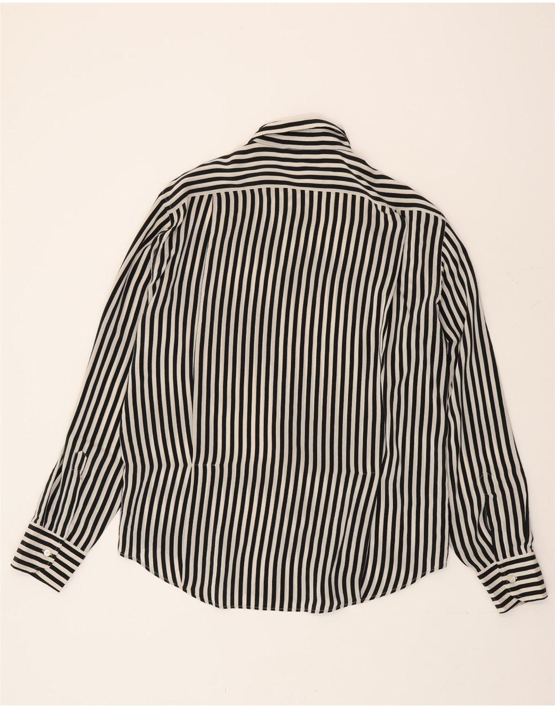 Pancaldi & B Mens Shirt Large Black Striped