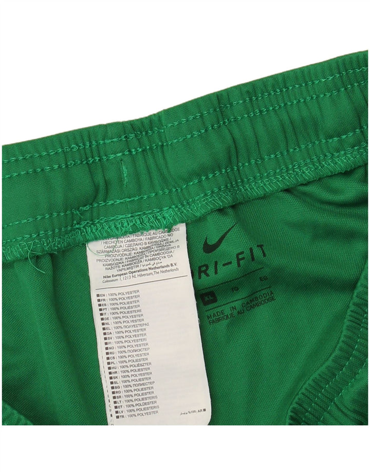 NIKE Mens Sport Shorts XL Green Polyester