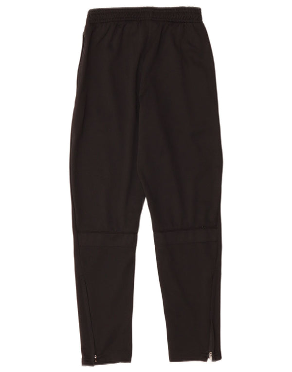 NIKE Boys Tracksuit Trousers 8-9 Years Small Black Polyester