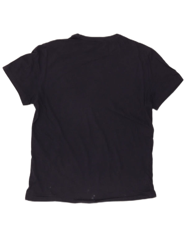 POLO RALPH LAUREN Mens T-Shirt Top Medium Navy Blue