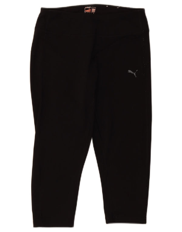 Puma Womens Capri Leggings UK 12 Medium Black