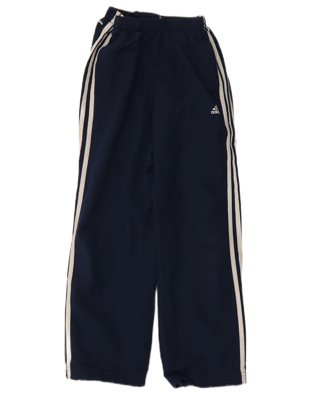 ADIDAS Boys Climalite Tracksuit Trousers 9-10 Years  Navy Blue Polyester