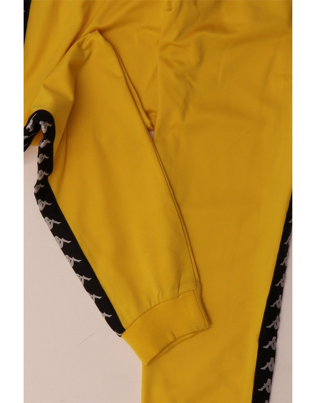 KAPPA Mens Graphic Tracksuit Trousers Joggers XL  Yellow Colourblock