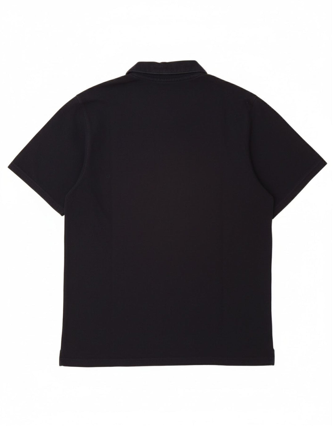 NIKE Boys Polo Shirt 12-13 Years Large  Navy Blue Colourblock Cotton