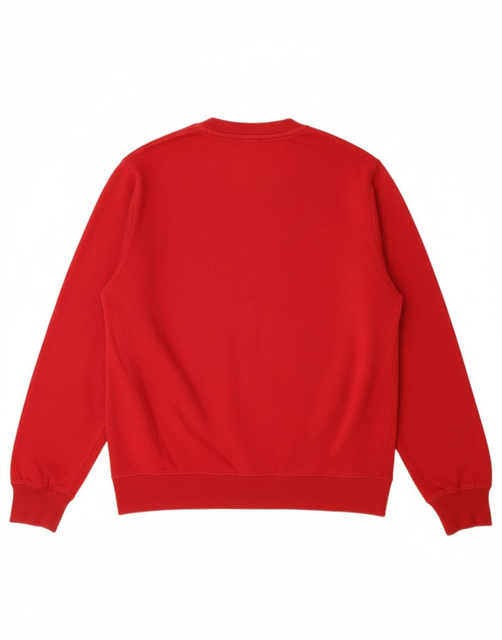 CHAMPION Womens Graphic Sweatshirt Jumper UK 16 Large Red Vintage Champion and Second-Hand Champion from Messina Hembry 