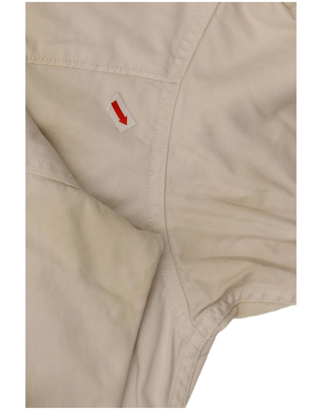 Lee Womens Denim Shirt UK 14 Medium White Cotton