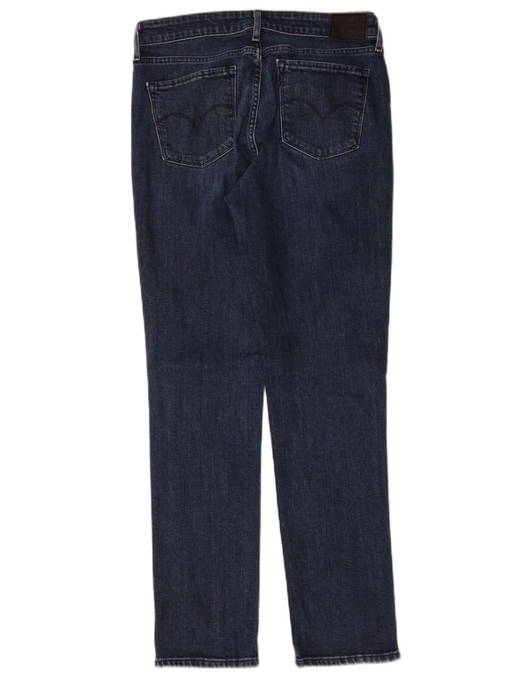 Levi's Womens 712 Slim Jeans W30 L30 Navy Blue Cotton