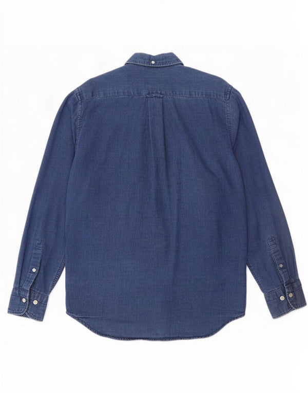 Gant Mens Denim Shirt Size 37/38 15 Medium Blue Cotton