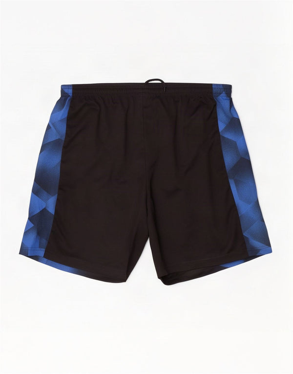 Adidas Mens Climalite Sport Shorts Medium Black Geometric Polyester