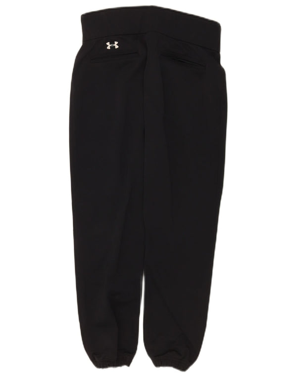 Under Armour Womens Joggers Capri Trousers XS W24 L22 Black Sports
