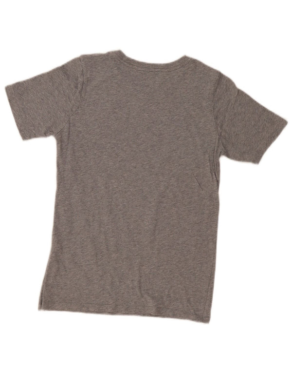 Nike Boys Athletic Cut Graphic T-Shirt Top 12-13 Years Large Grey Cotton