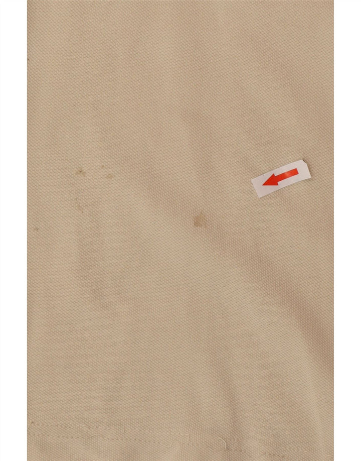 Armani Jeans Mens Polo Shirt Medium Off White