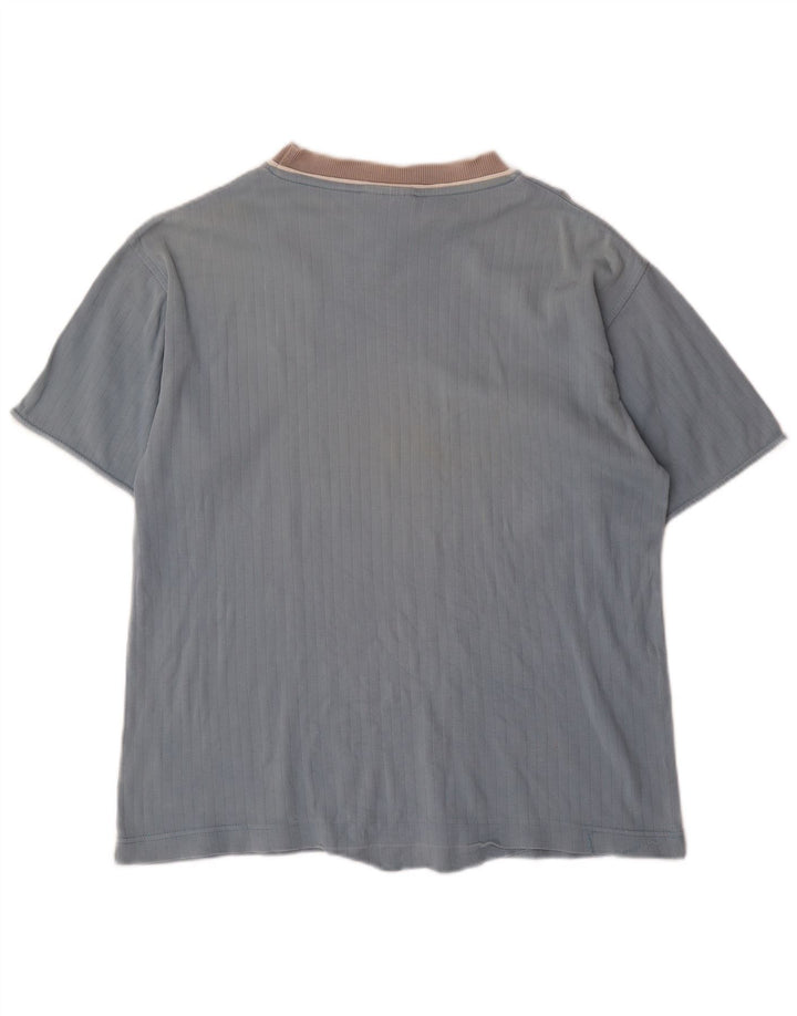 Kappa Mens T-Shirt Top Medium Blue Cotton