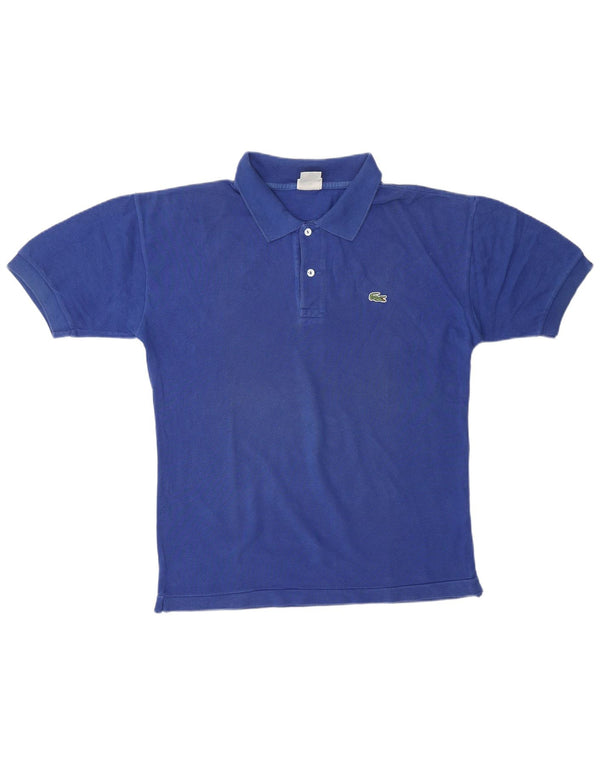 LACOSTE Mens Polo Shirt Size 5 Large Blue