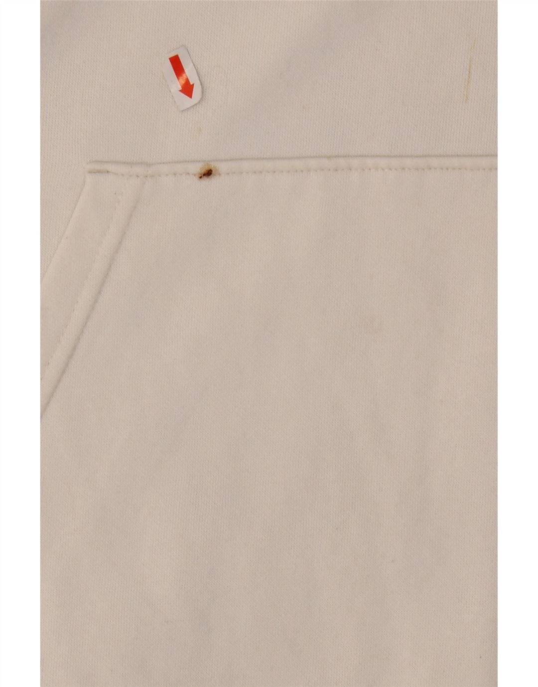 VANS Womens Graphic Hoodie Jumper UK 18 XL White Cotton