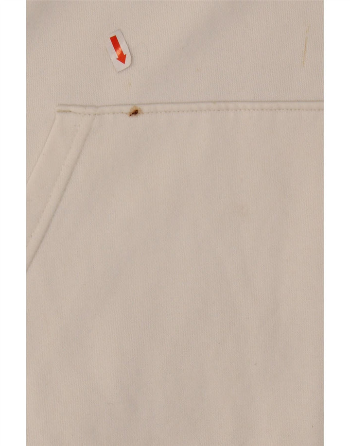 VANS Womens Graphic Hoodie Jumper UK 18 XL White Cotton