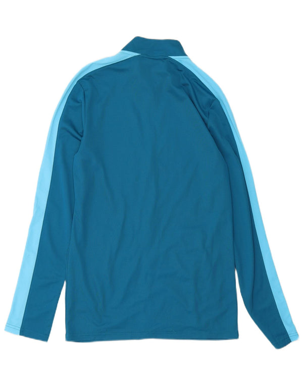 Nike Mens Slim Fit Tracksuit Top Jacket Small Blue Colourblock Sports