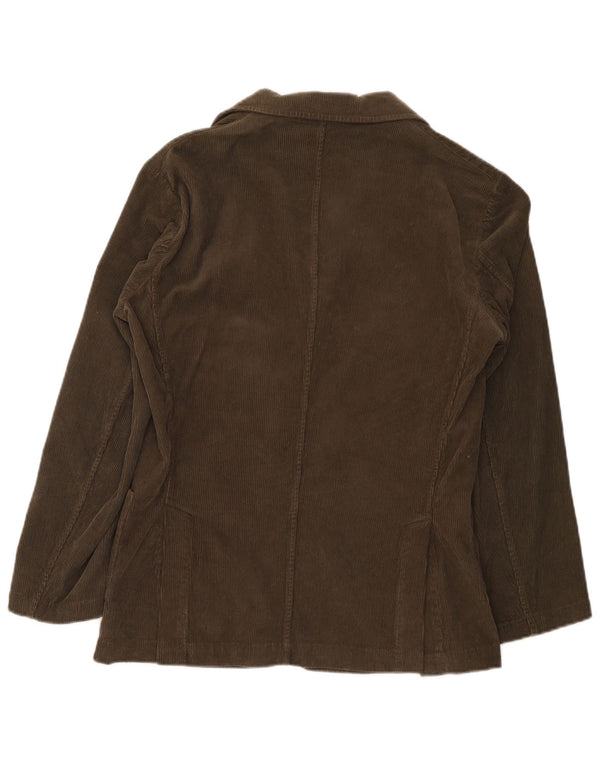 Alberto Aspesi Mens 3 Button Corduroy Blazer Jacket UK 38 Medium Brown