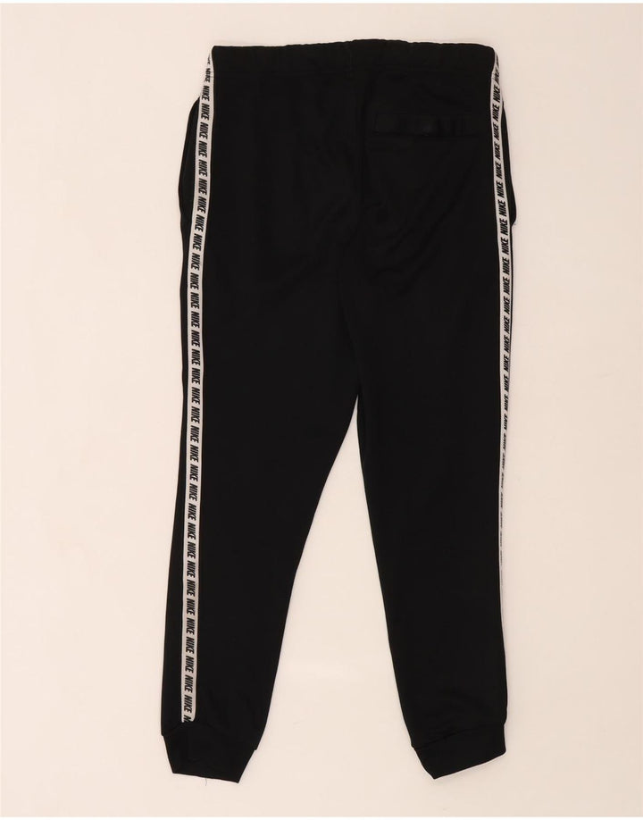 Nike Mens Graphic Tracksuit Trousers Joggers XS Black Polyester