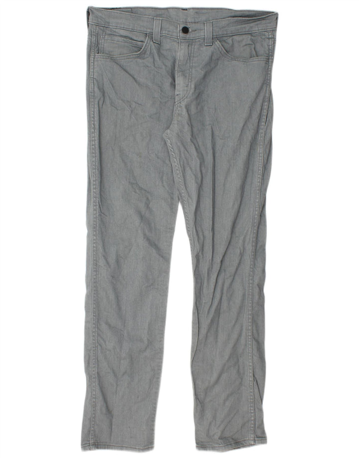 Levi's Mens 511 Slim Jeans W34 L32 Grey Cotton