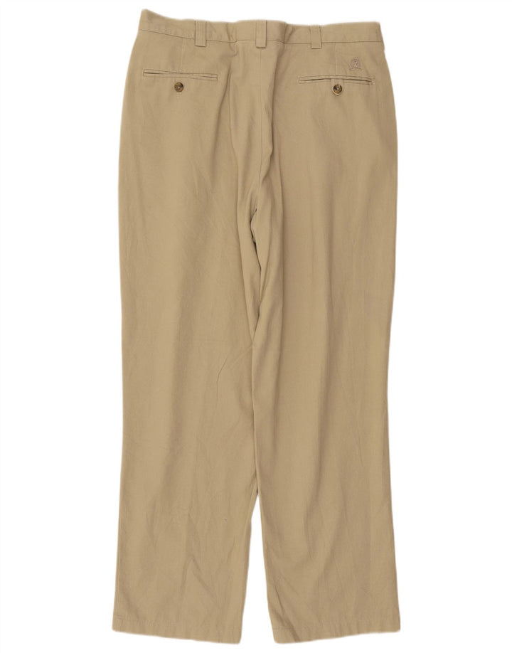Tommy Hilfiger Mens Pegged Chino Trousers W36 L30 Khaki