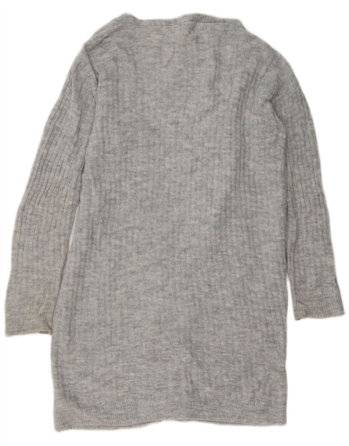DOROTHY PERKINS Womens Longline Cardigan Sweater UK 14 Large Grey