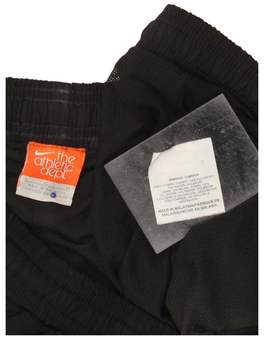 NIKE Womens Tracksuit Trousers UK 14 Large  Black Polyester