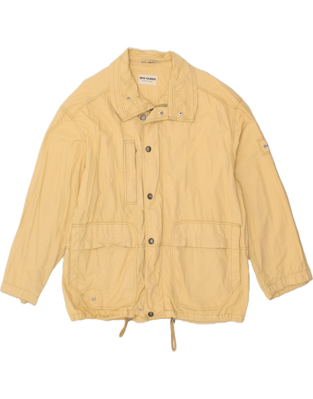 COLMAR Mens Bomber Jacket IT 52 Large Beige Cotton Vintage Colmar and Second-Hand Colmar from Messina Hembry 