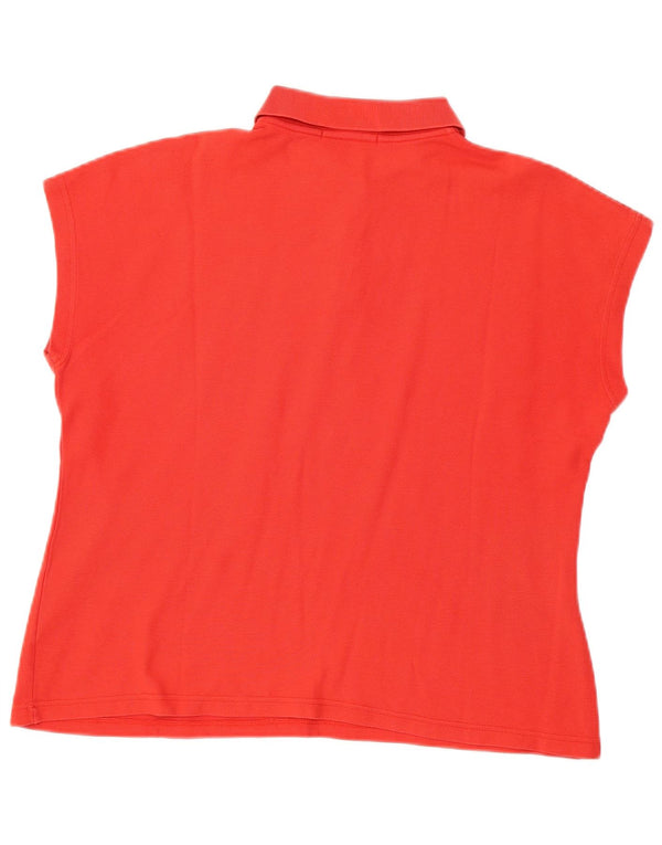 FILA Womens Polo Shirt IT 54 3XL Red