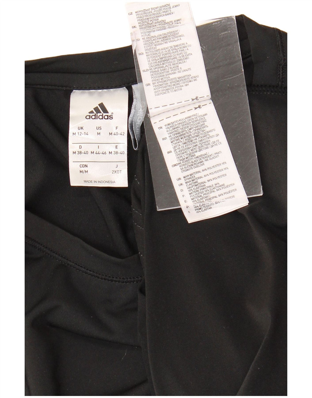 ADIDAS Womens Climalite T-Shirt Top UK 12/14 Medium Black Polyester