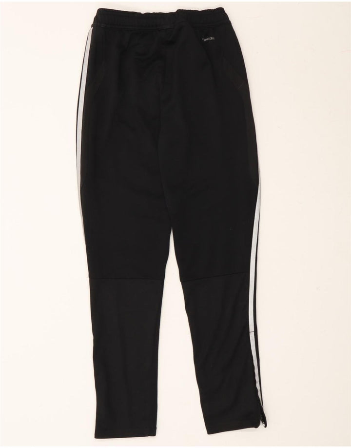 ADIDAS Boys Climacool Tracksuit Trousers 11-12 Years  Black Polyester Vintage Adidas and Second-Hand Adidas from Messina Hembry 