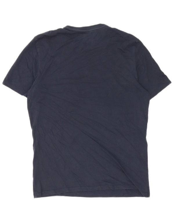 Calvin Klein Mens T-Shirt Top Small Navy Blue Cotton