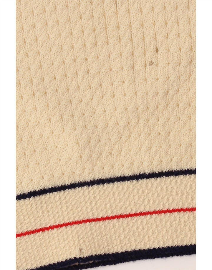 Winglet Mens Vest Tank Top IT 48 Medium Off White Wool