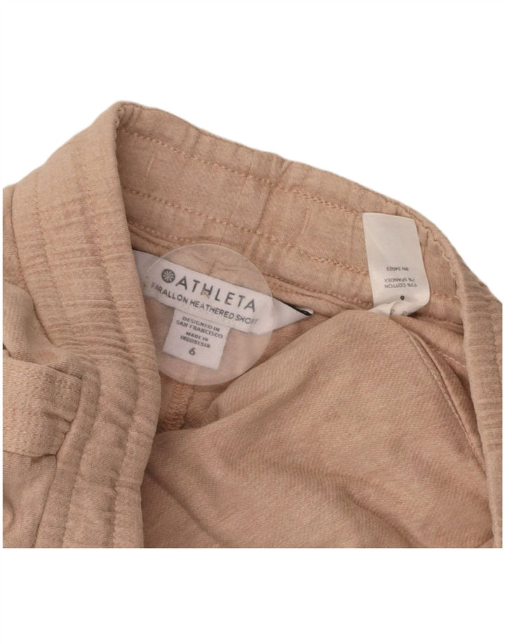 ATHLETA Womens Shorts US 6 Medium W30 Beige Cotton