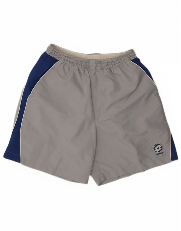 Lotto Mens Sport Shorts UK 40/42 Large  Grey Colourblock Polyester