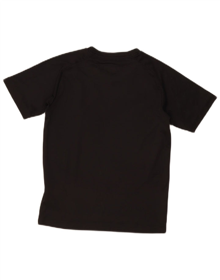 Puma Boys Graphic T-Shirt Top 11-12 Years Black Polyester