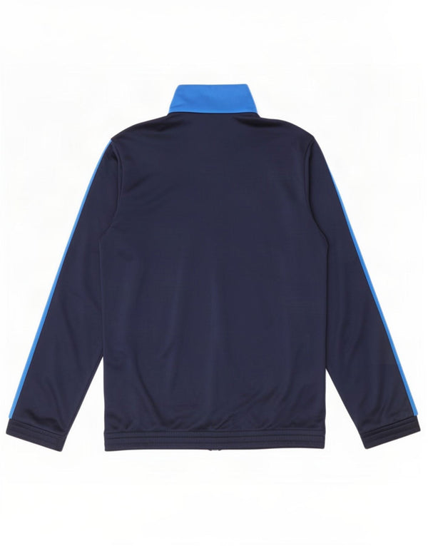 Adidas Mens Tracksuit Top Jacket UK 38/40 Medium Navy Blue Polyester