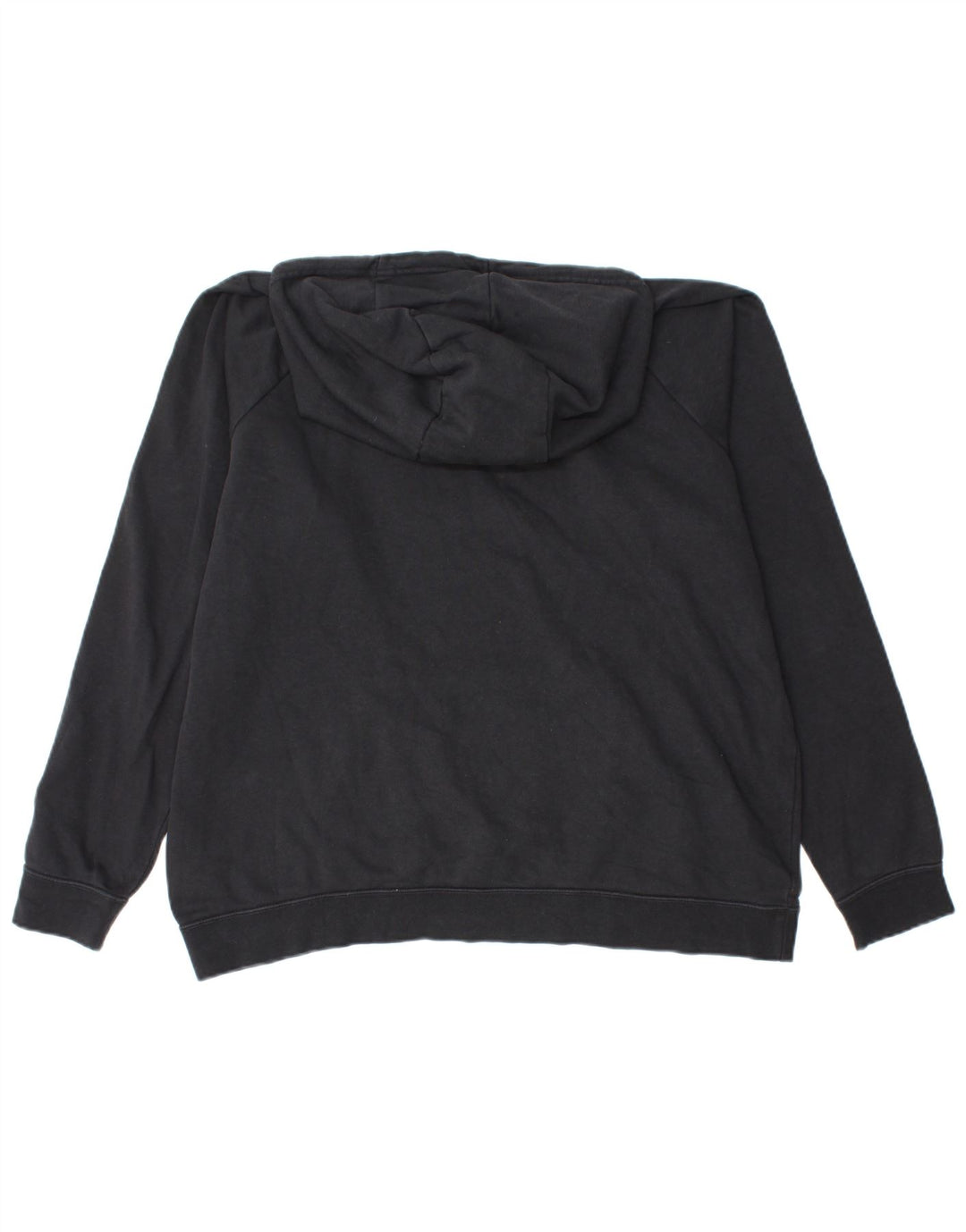 NIKE Womens Oversized Hoodie Jumper UK 18 XL Black Cotton