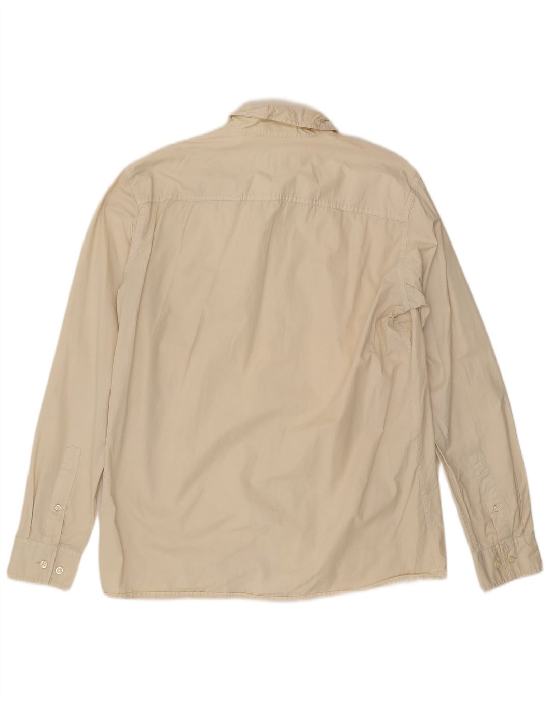 Gas Mens Shirt XL Off White Cotton