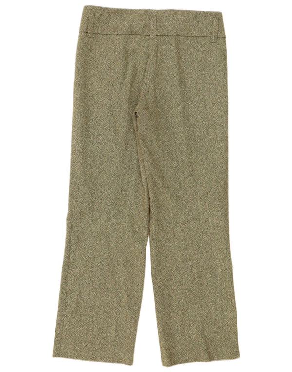 Conte of Florence Womens Straight Suit Trousers IT 44 Medium W34 L31 Khaki