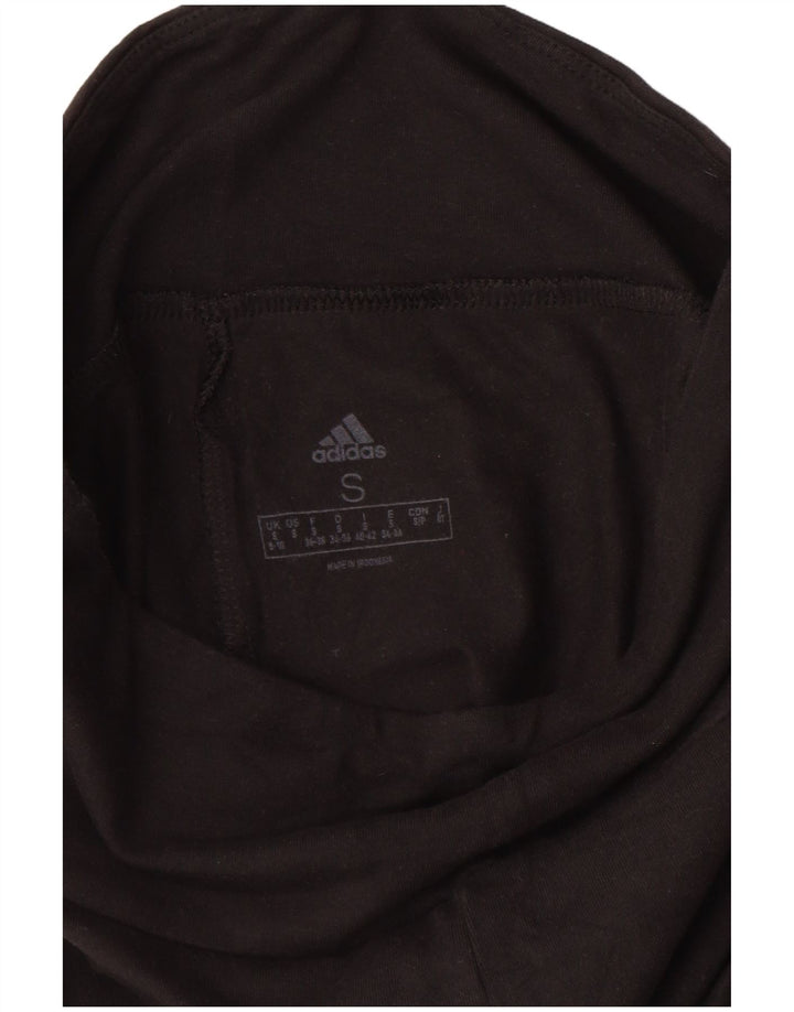 Adidas Womens Graphic Leggings UK 8/10 Small  Black