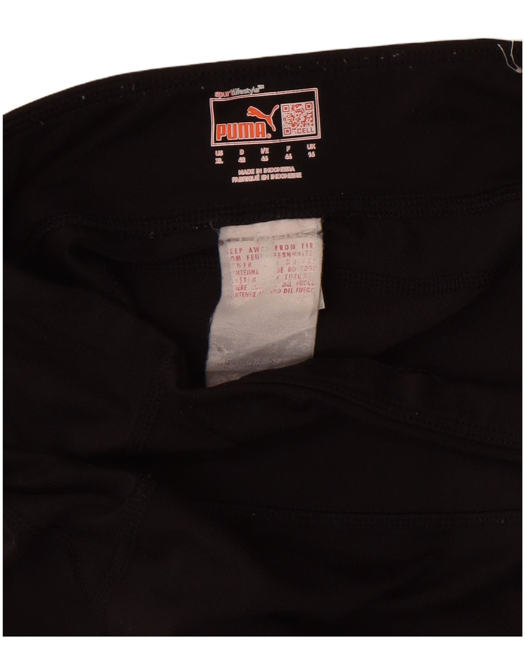 Puma Womens Leggings UK 16 Large  Black